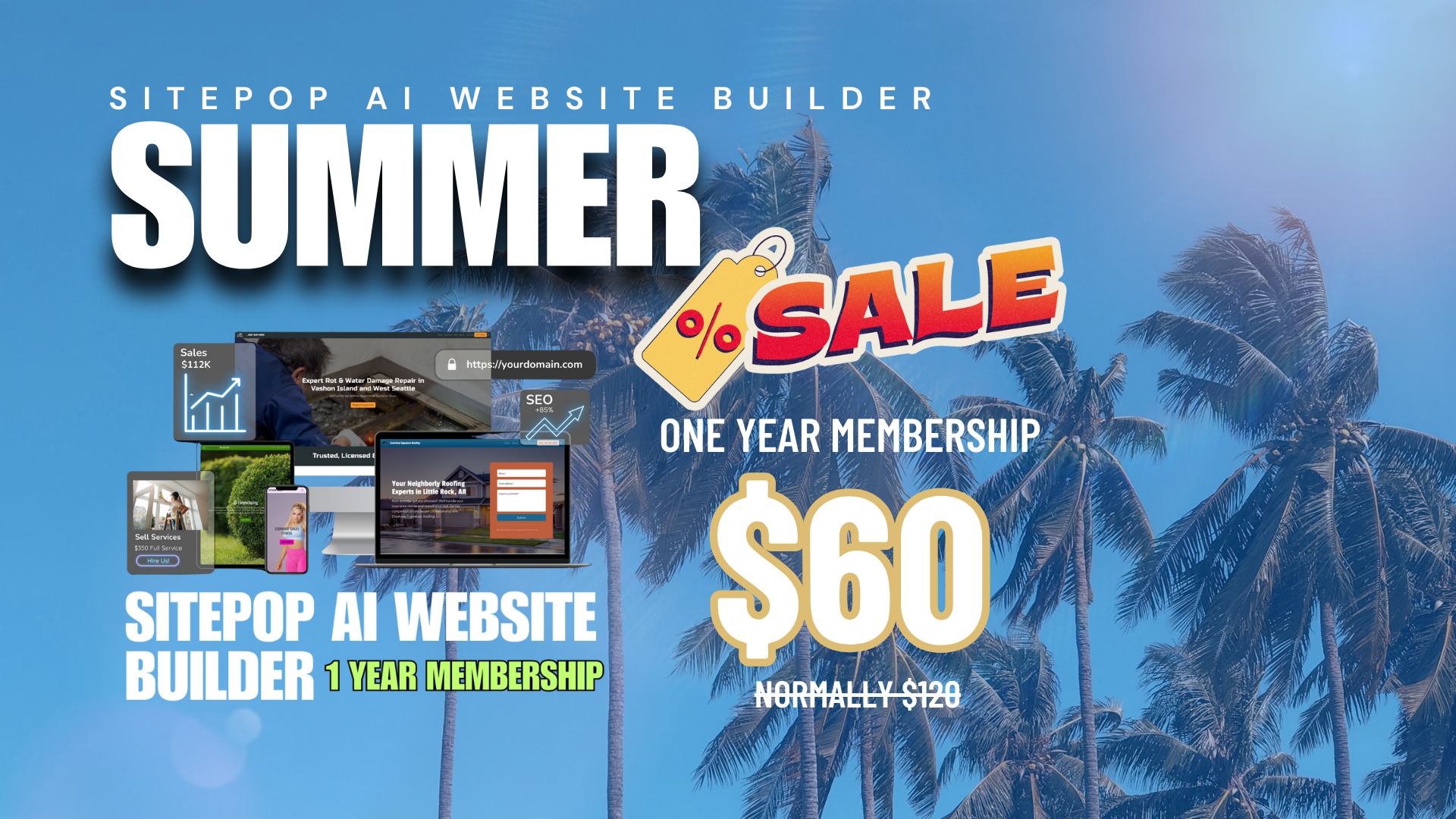 Summer Extravaganza Sale: Get 50% Off on One-Year Membership, Now Only $60!